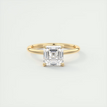 2 Carat Flush Stacking Asscher Solitaire