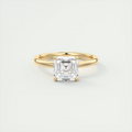 2 ct Emerald Cathedral Solitaire