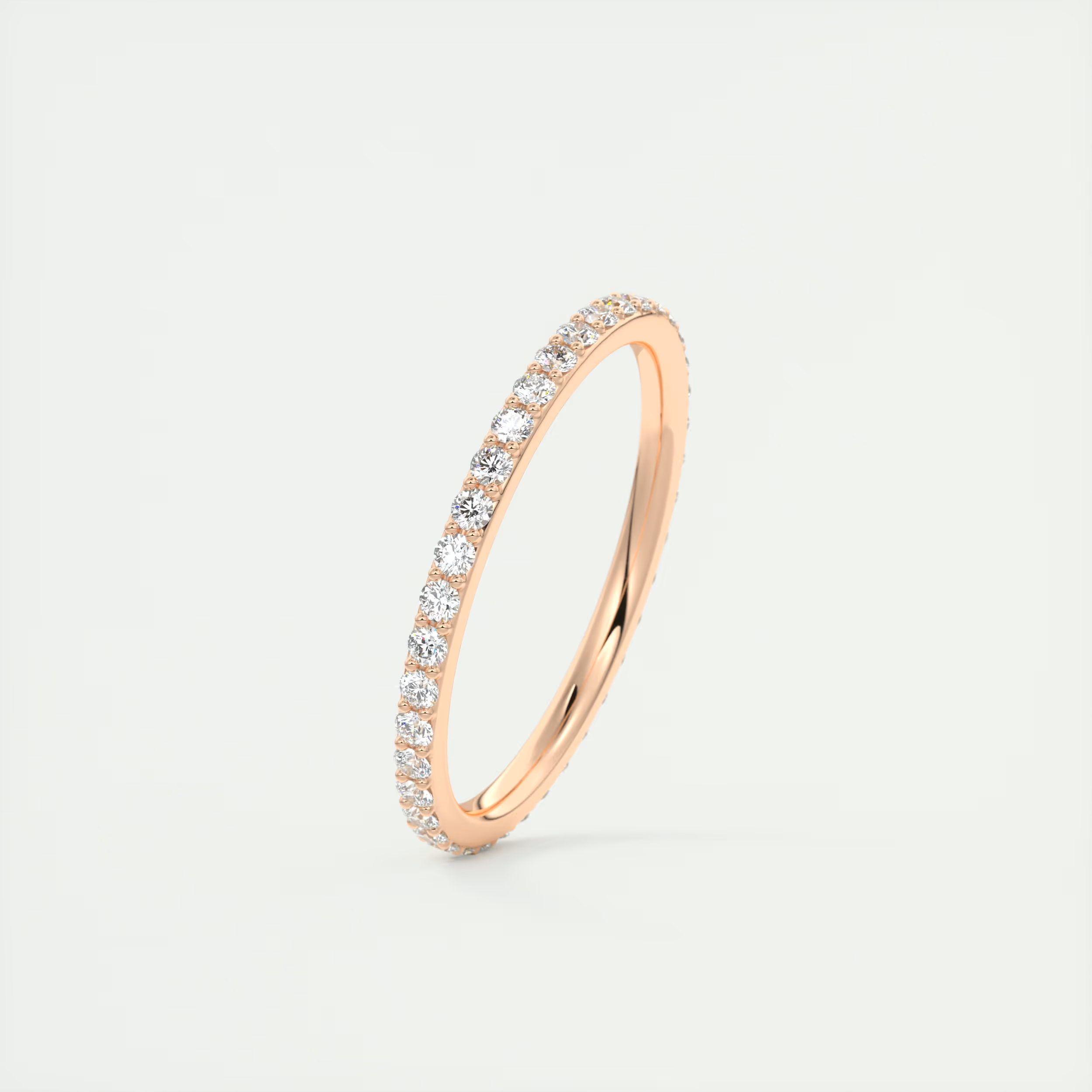 1.5mm Pavé Diamond Eternity Band (0.35 CT)