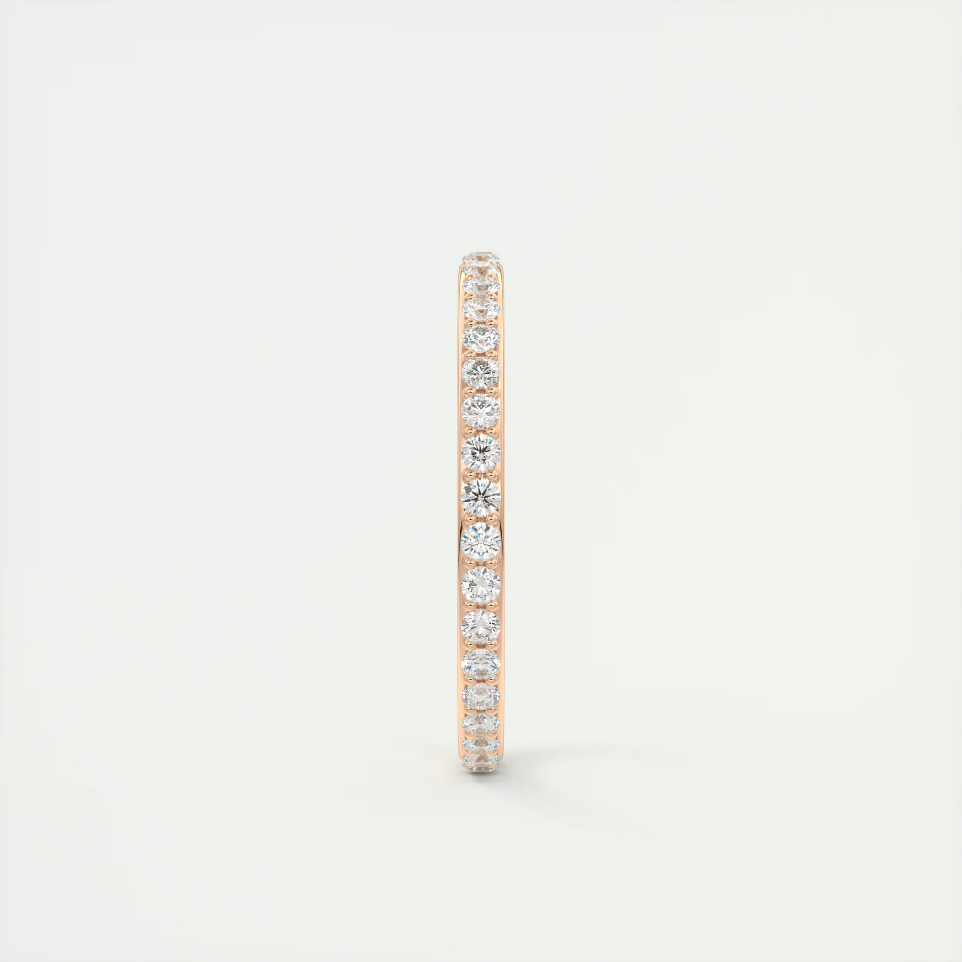 1.8mm Eternity Band – 0.75 Carat Pavé Set Diamonds
