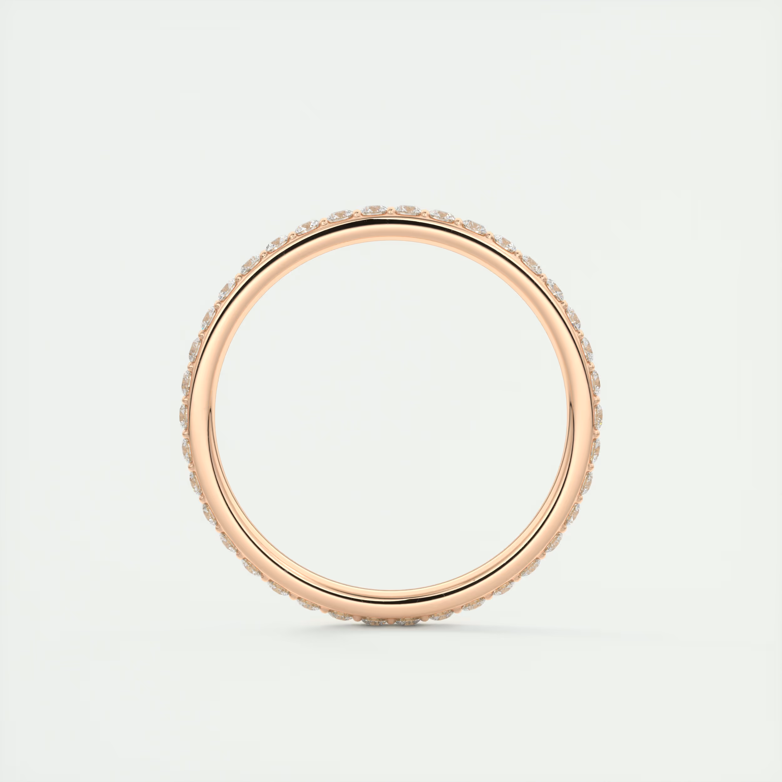 1.8mm Eternity Band – 0.75 Carat Pavé Set Diamonds