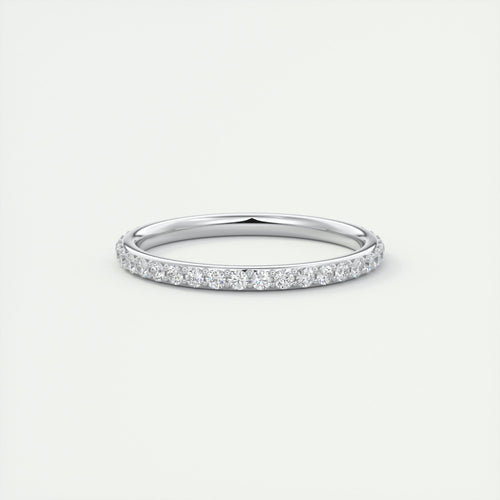 1.8mm Eternity Band – 0.75 Carat Pavé Set Diamonds