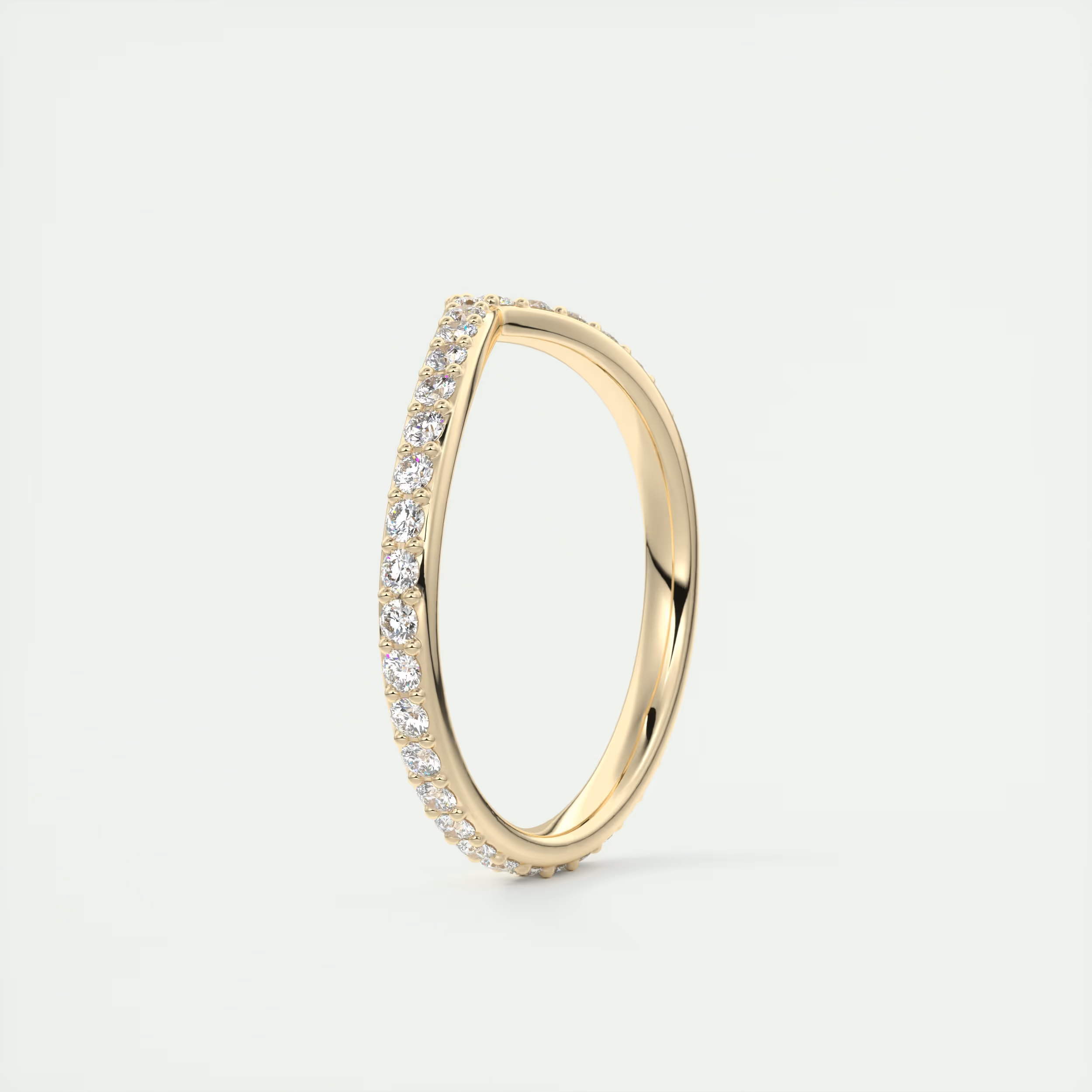 Half Carat Peaked Eternity Band (0.75 TCW)