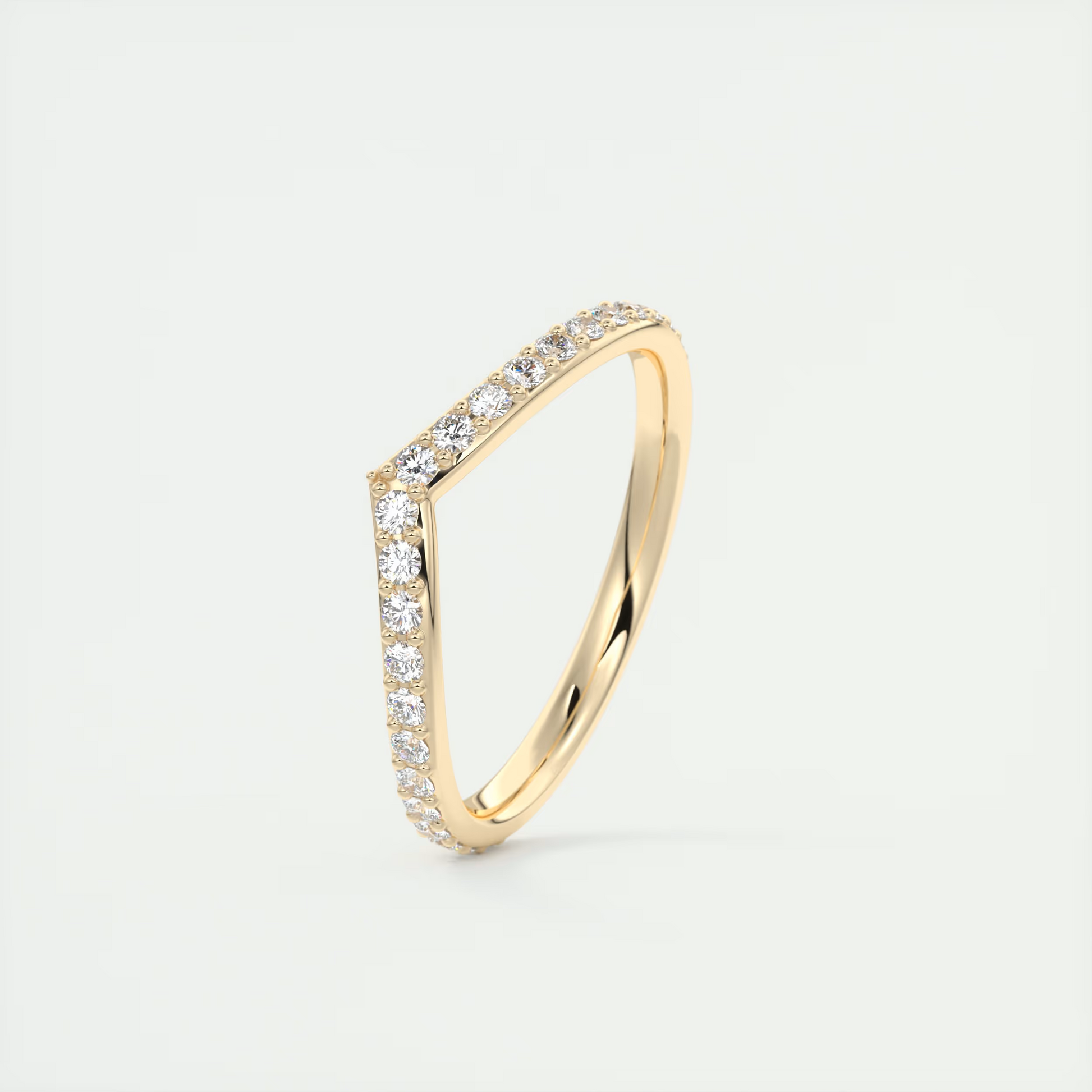 Half Carat Peaked Eternity Band (0.75 TCW)