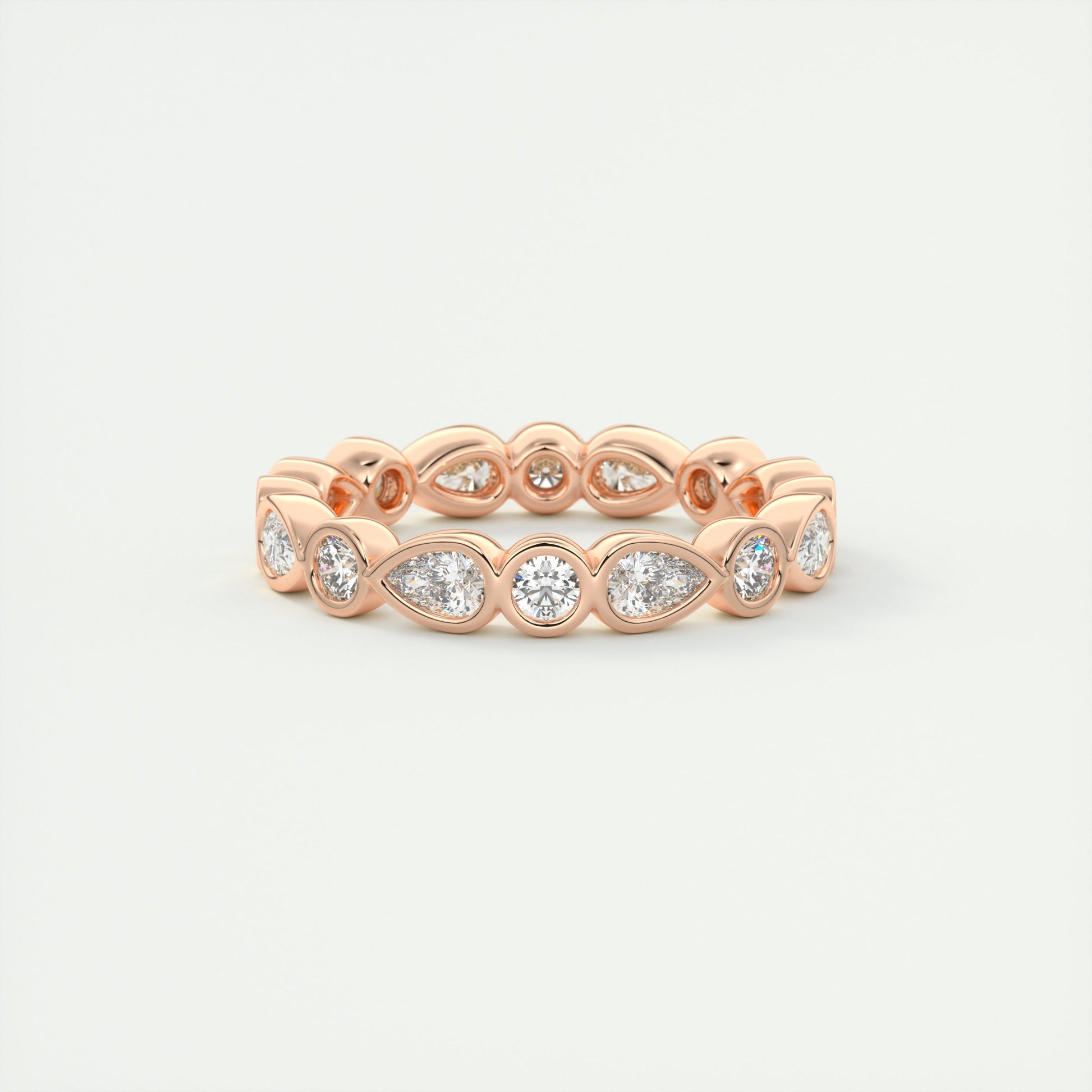 Pear Bezel Eternity Band (1.50 TCW)