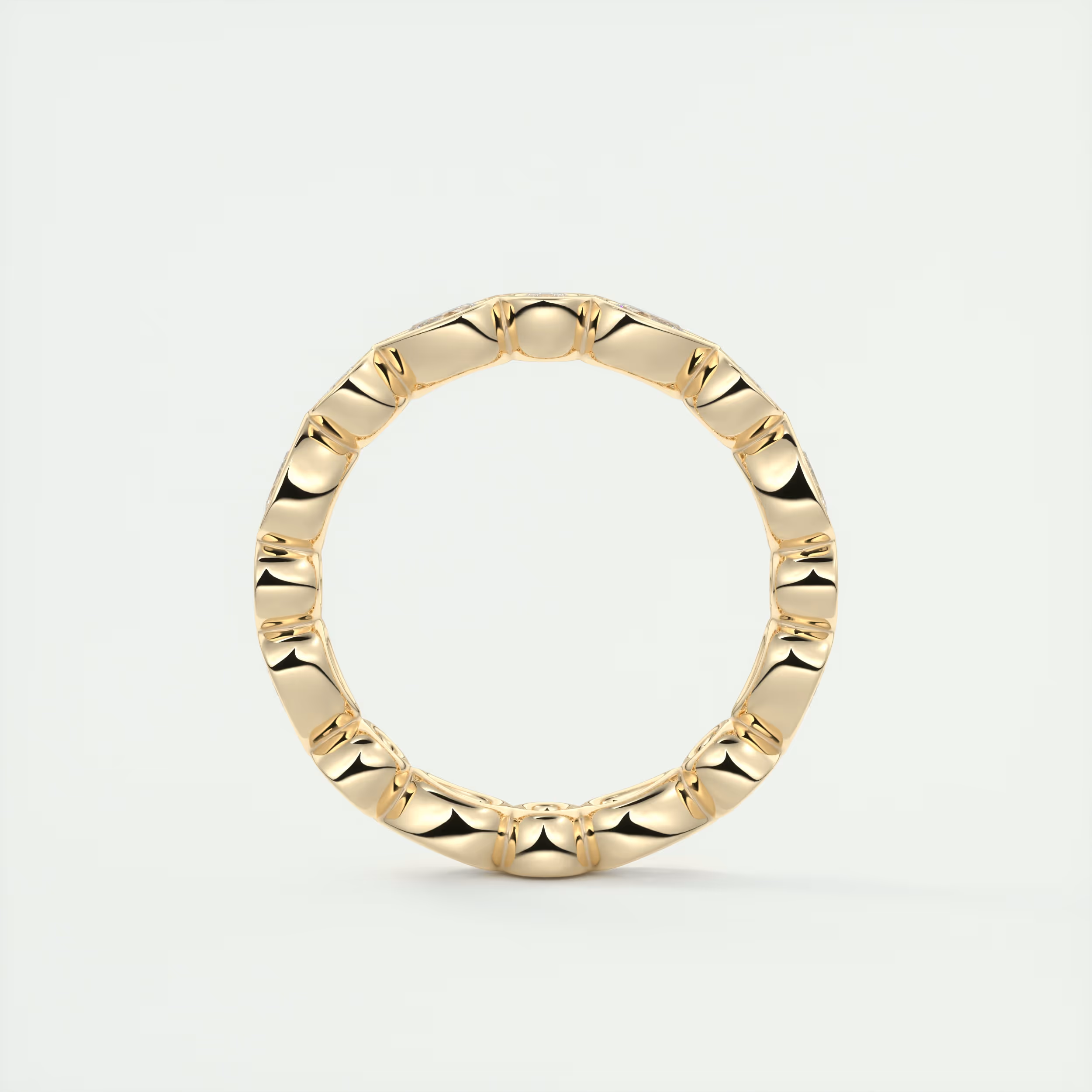Pear Bezel Eternity Band (1.50 TCW)
