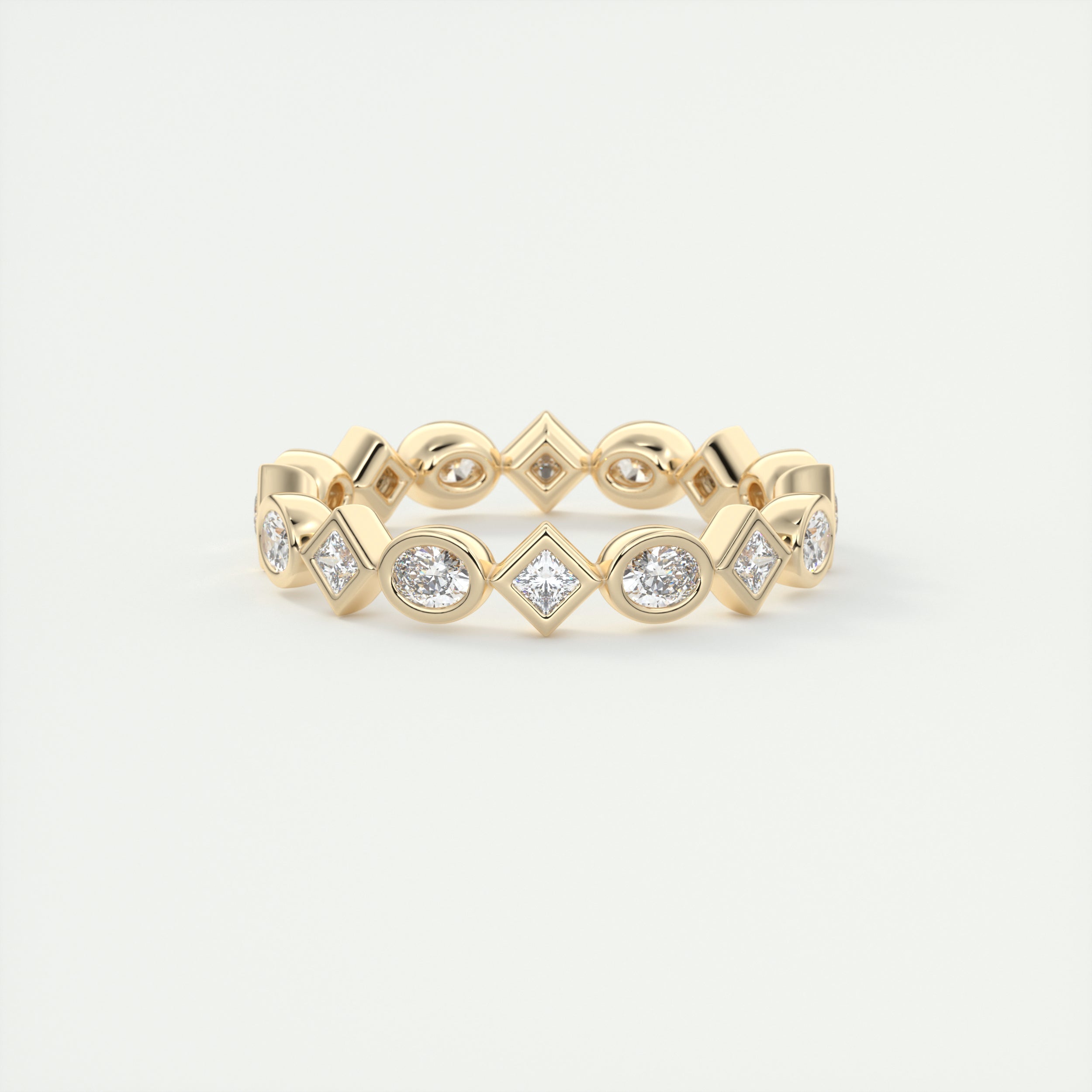 Oval Bezel Eternity Band (0.75 TCW)