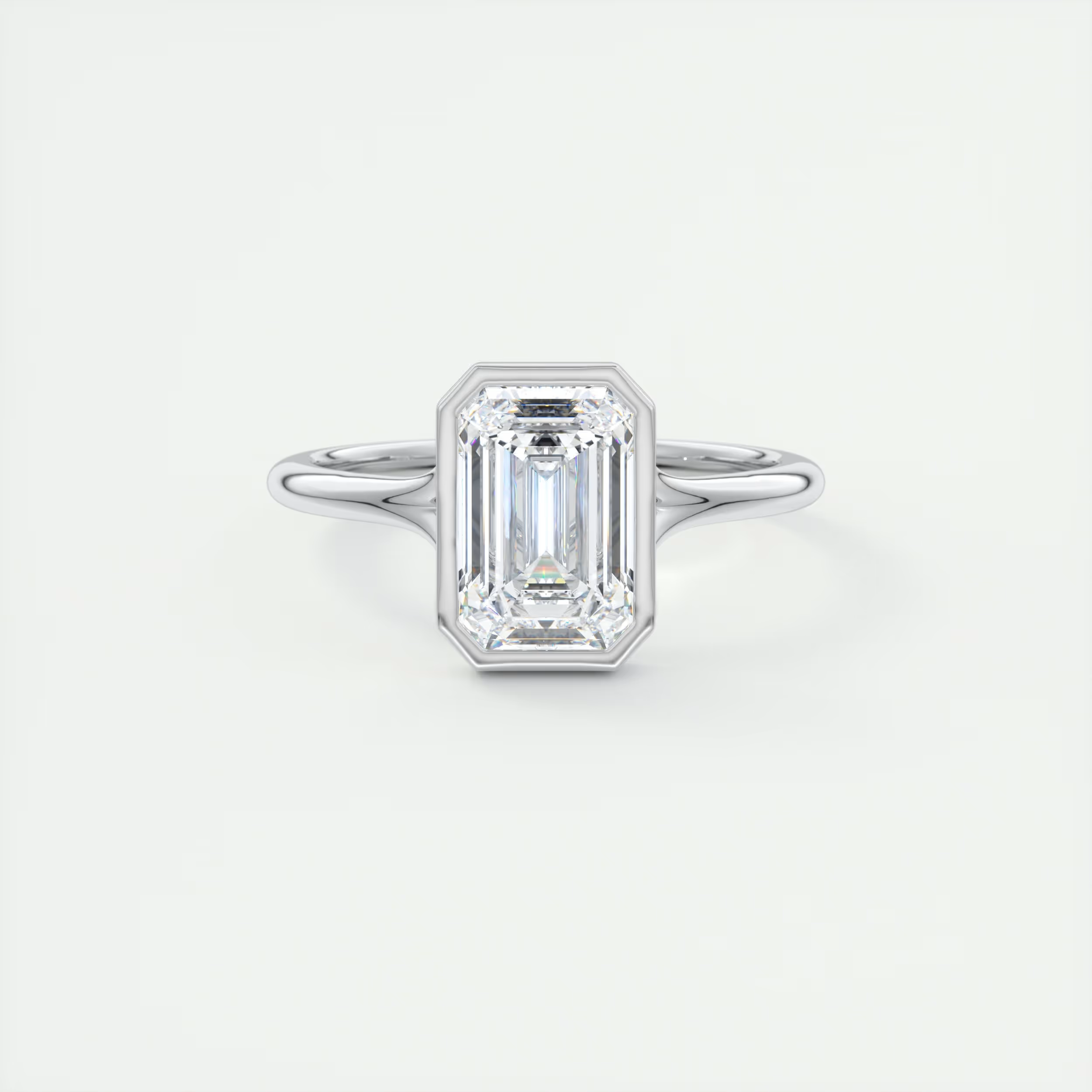 Cleopatra 2 Carat Emerald Cut Solitaire Ring
