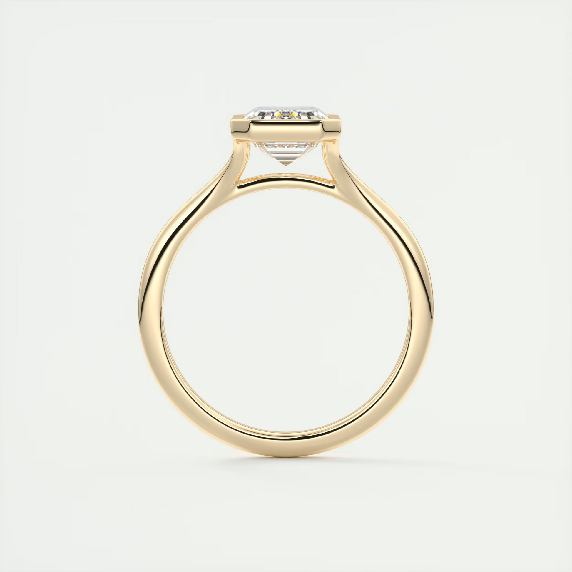 Cleopatra 2 Carat Emerald Cut Solitaire Ring