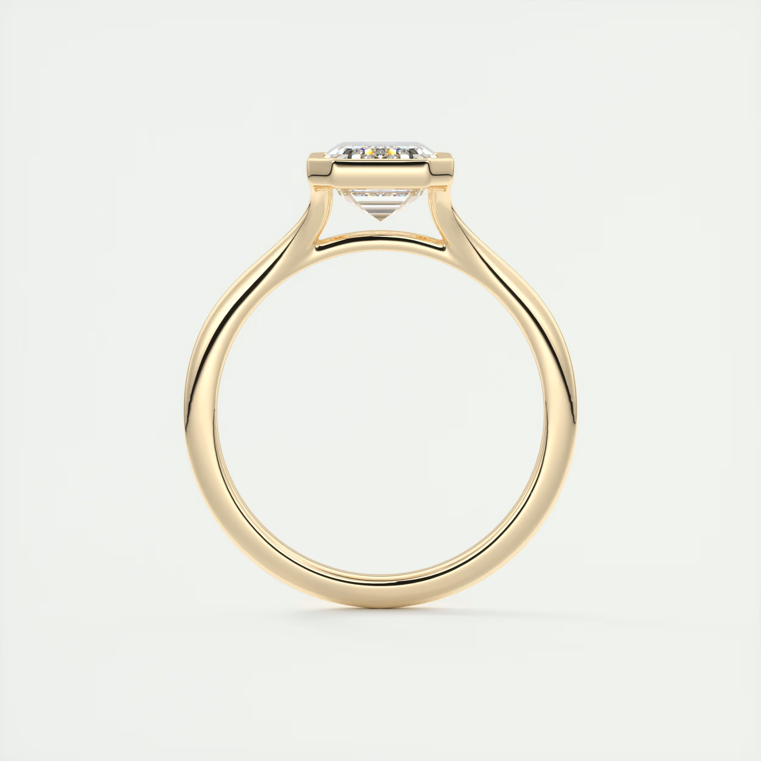 Cleopatra 2 Carat Emerald Cut Solitaire Ring