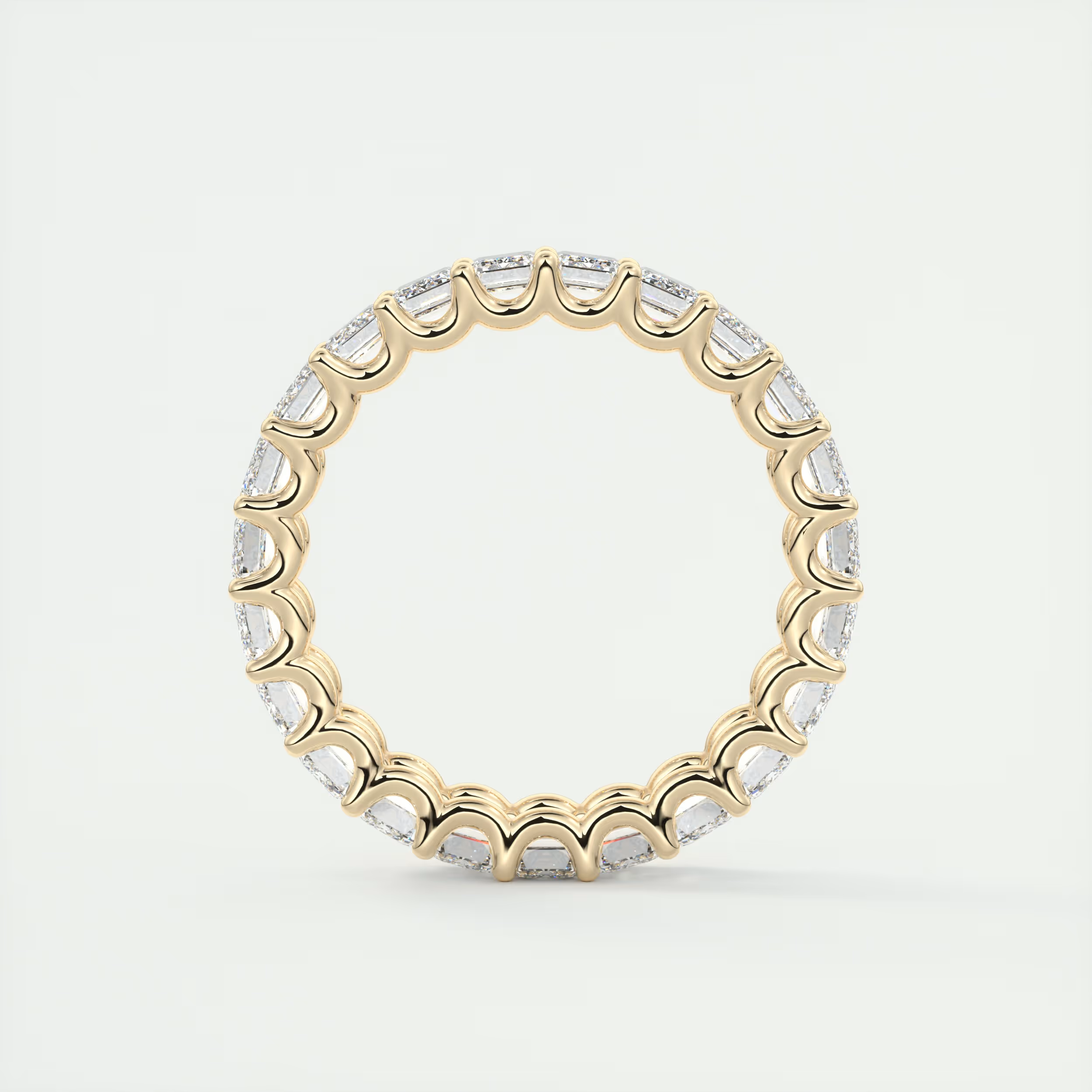 4 Carat Emerald Diamond Eternity Band (4.50 TCW)