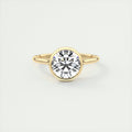 LunaGlow 2 Carat Round Diamond Ring