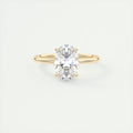 2 Carat Low Profile Oval Solitaire