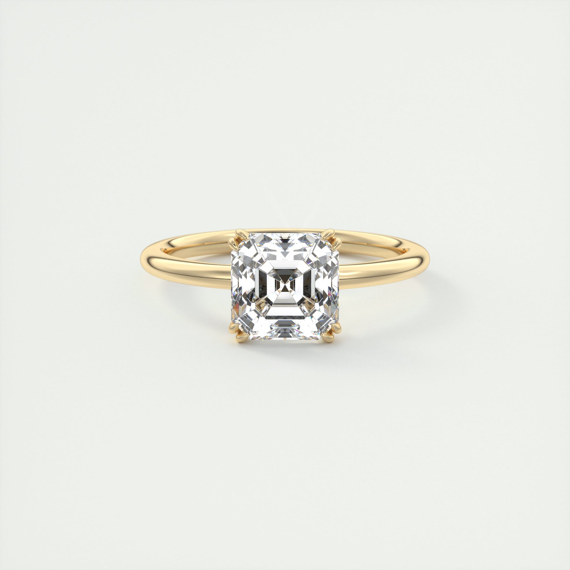 2 Carat Low Profile Asscher Solitaire