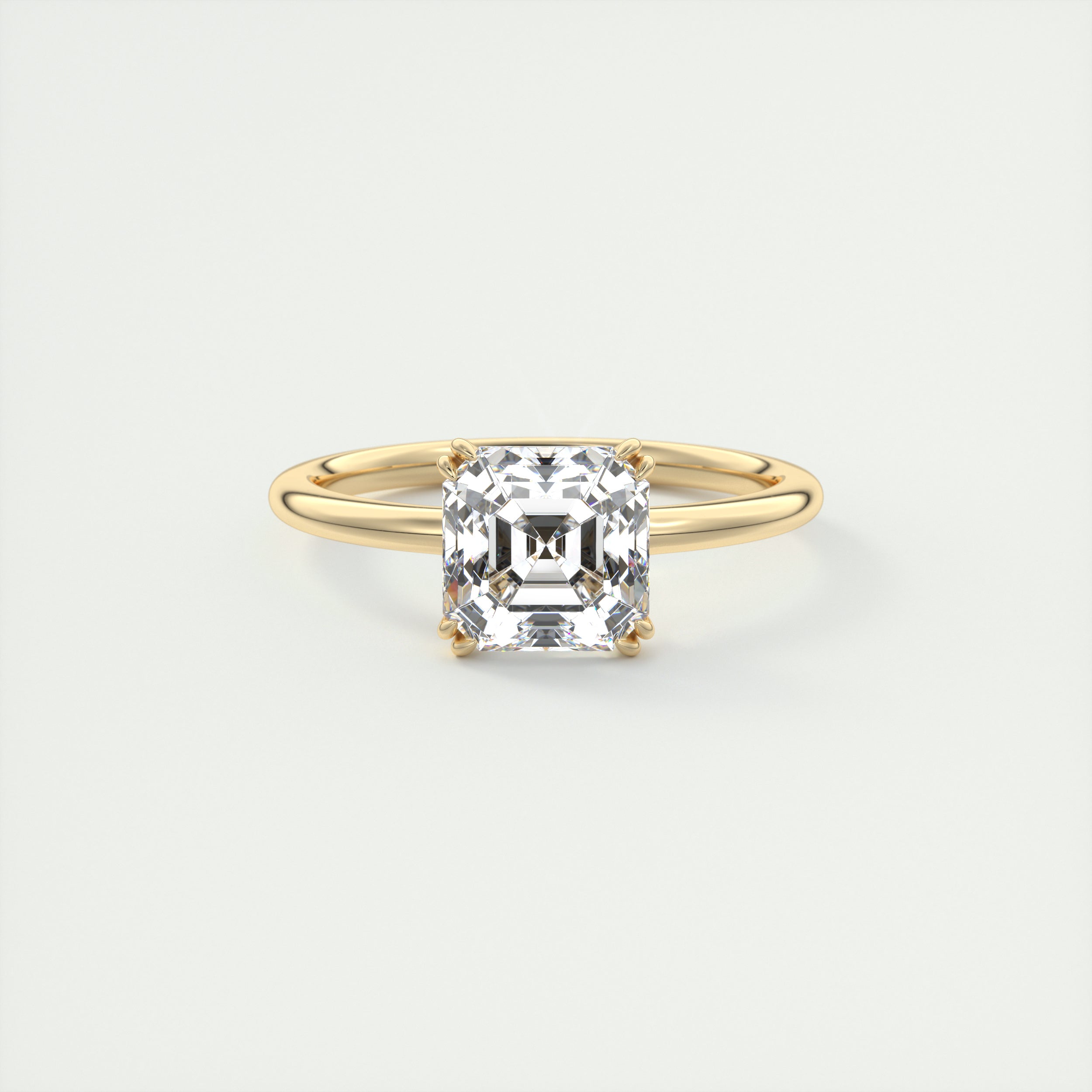 2 Carat Low Profile Asscher Solitaire