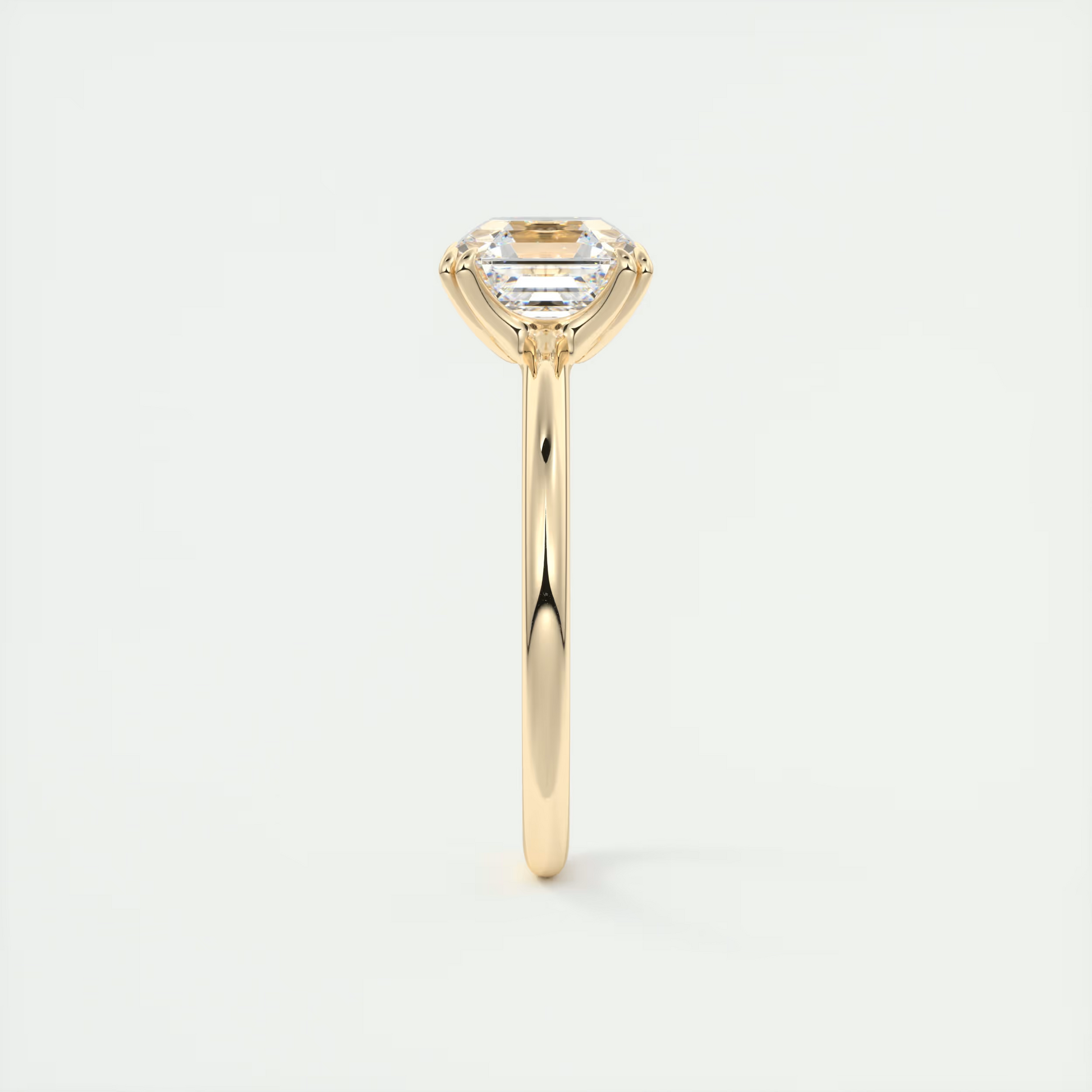 2 Carat Low Profile Asscher Solitaire