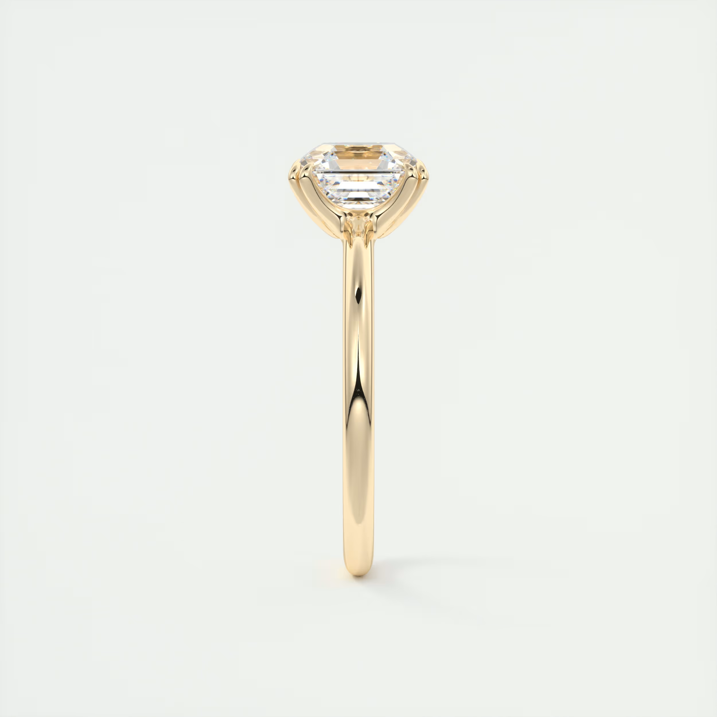 2 Carat Low Profile Asscher Solitaire