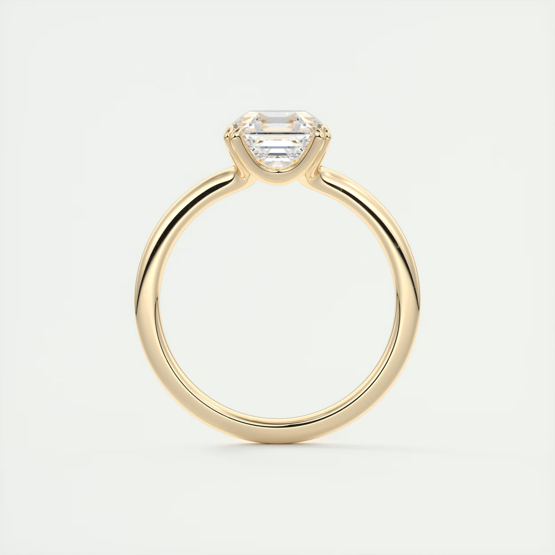 2 Carat Low Profile Asscher Solitaire