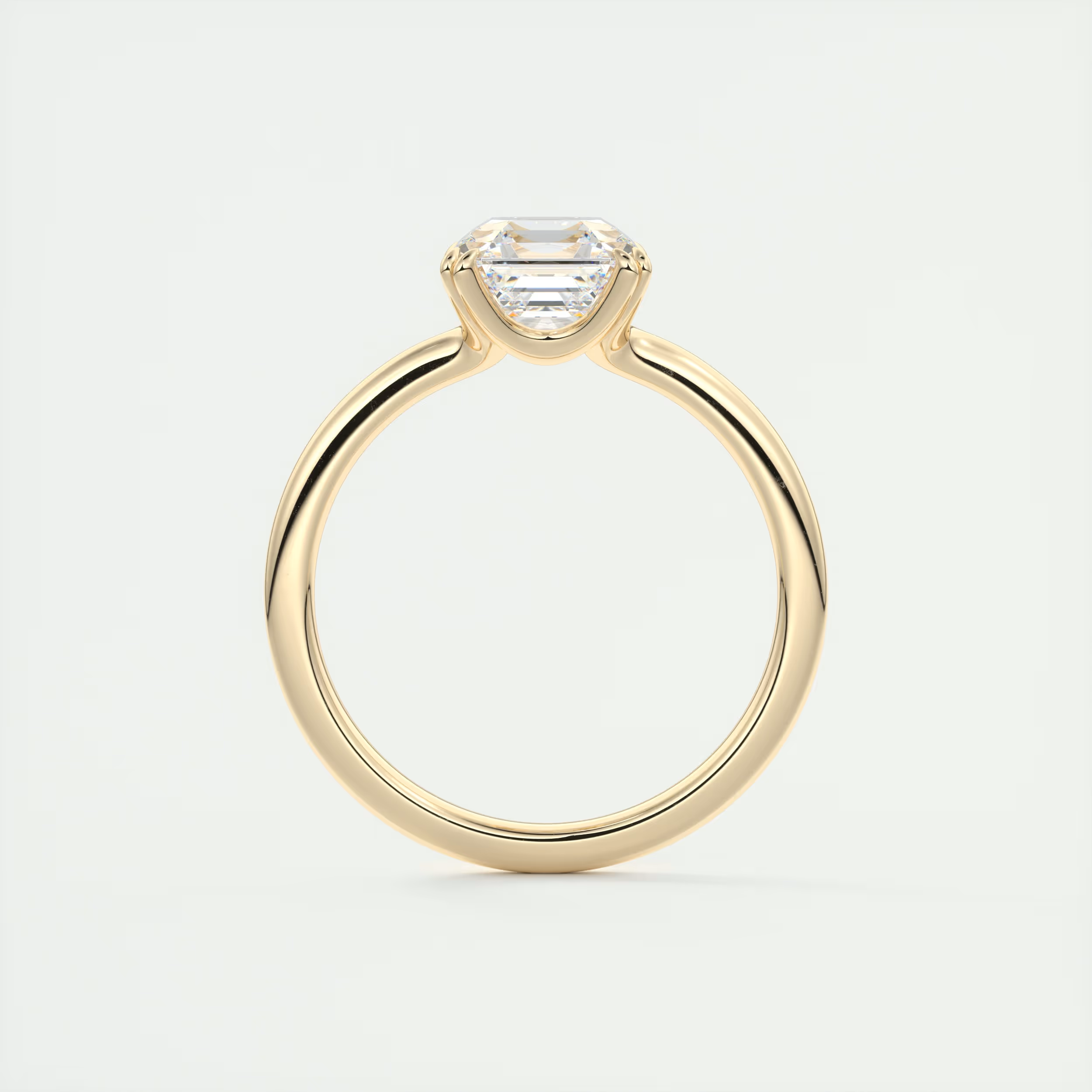 2 Carat Low Profile Asscher Solitaire