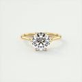 2 Carat Flush Stacking Round Solitaire