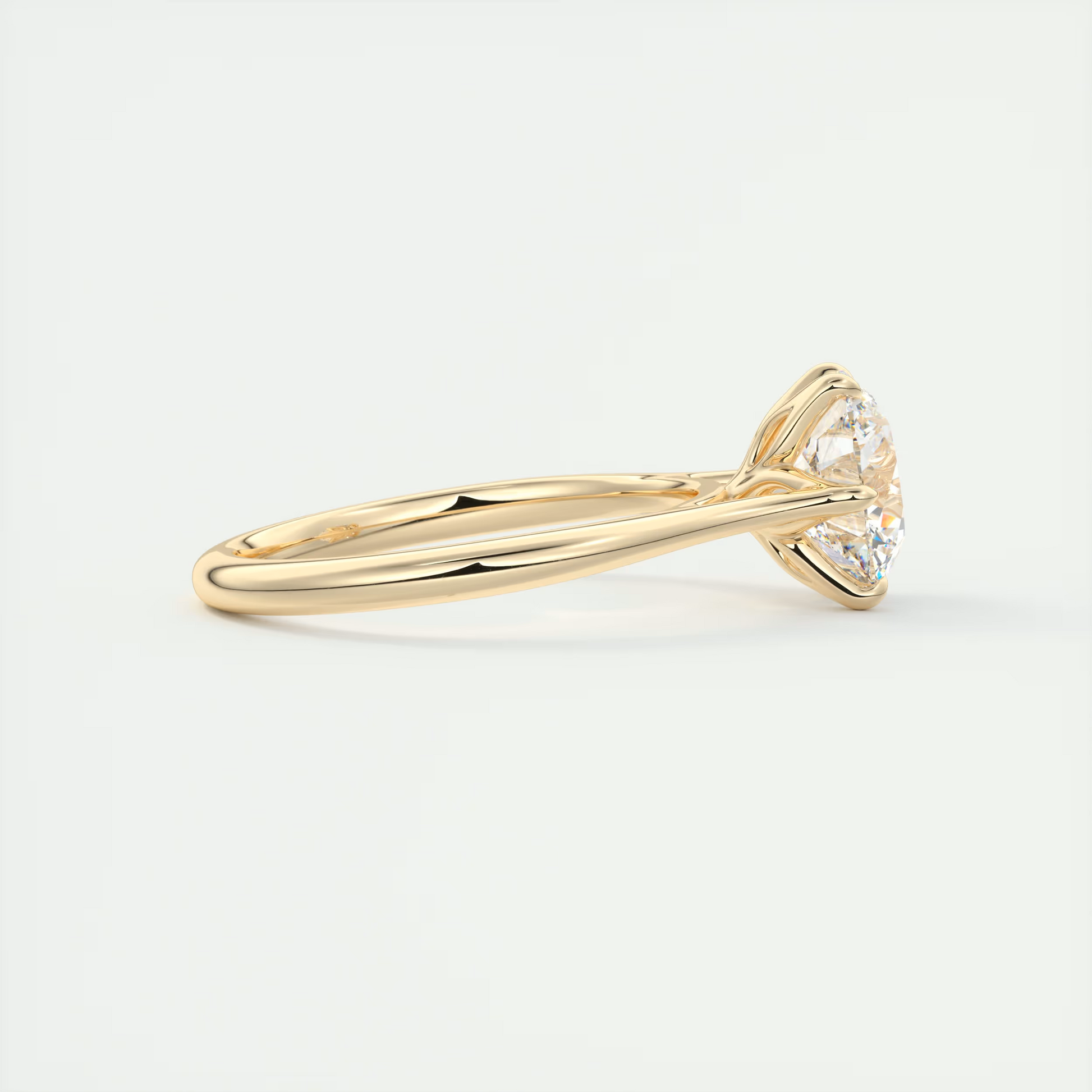 2 Carat Flush Stacking Round Solitaire