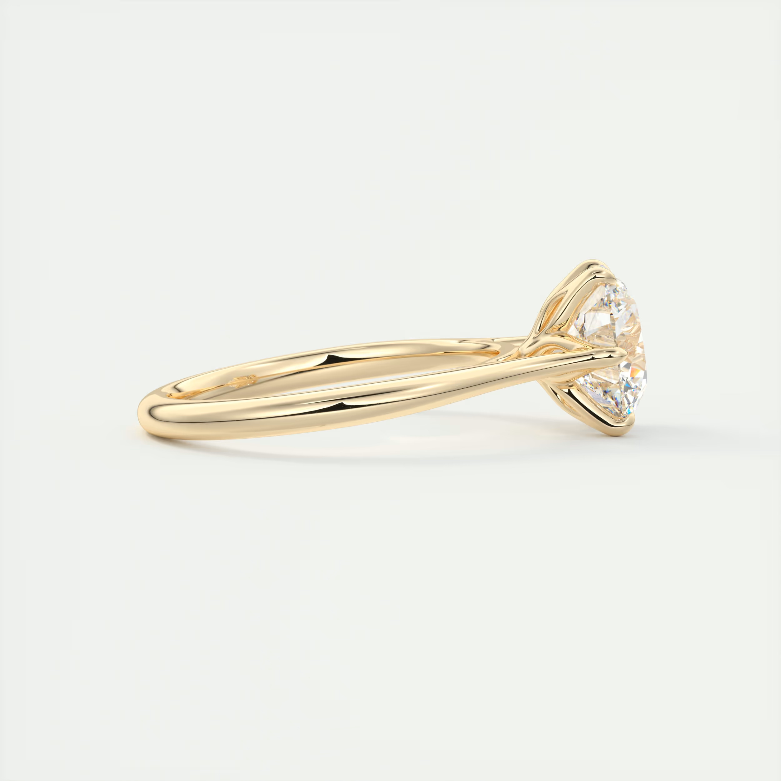 2 Carat Flush Stacking Round Solitaire