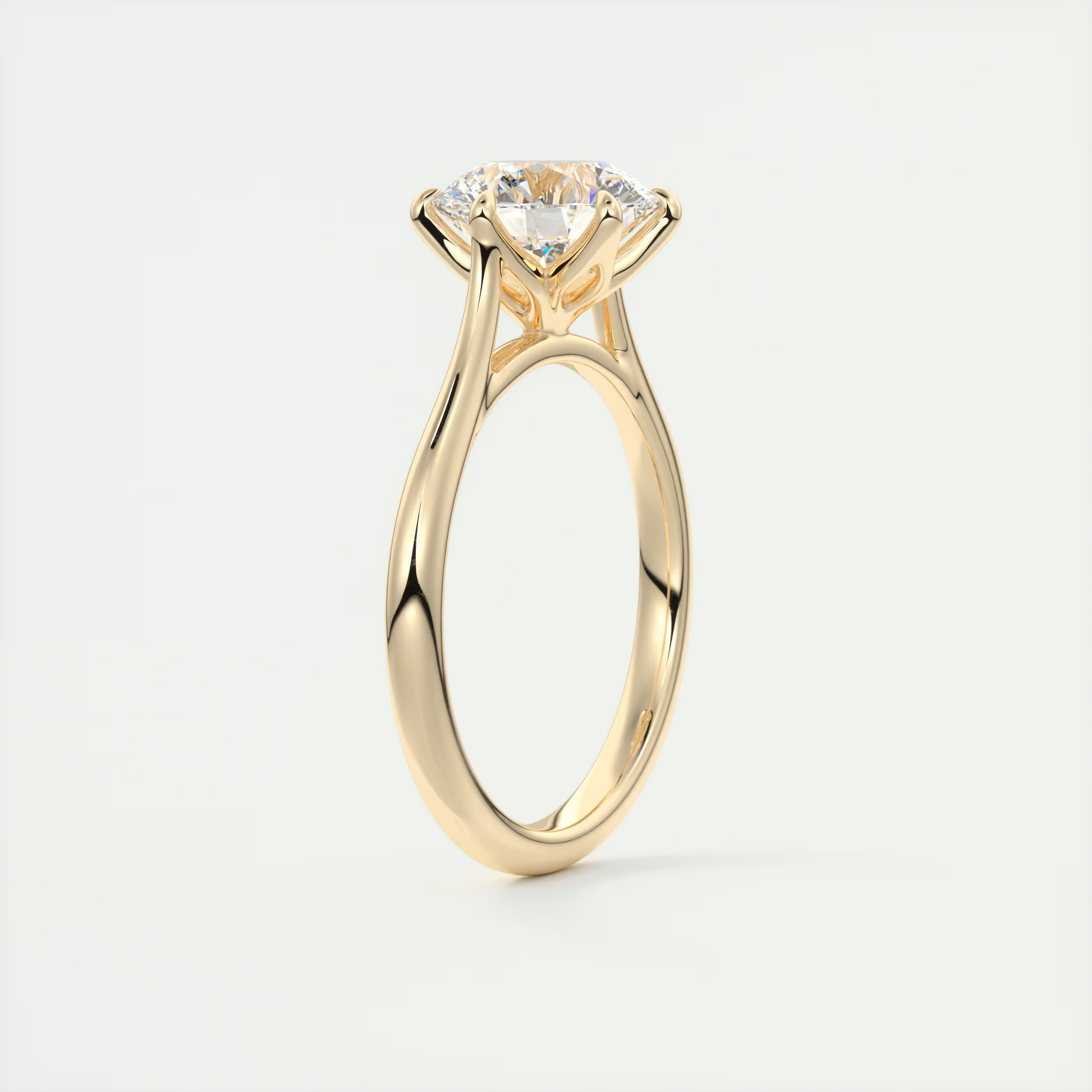 2 Carat Flush Stacking Round Solitaire
