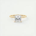 2 Carat Flush Stacking Princess Solitaire