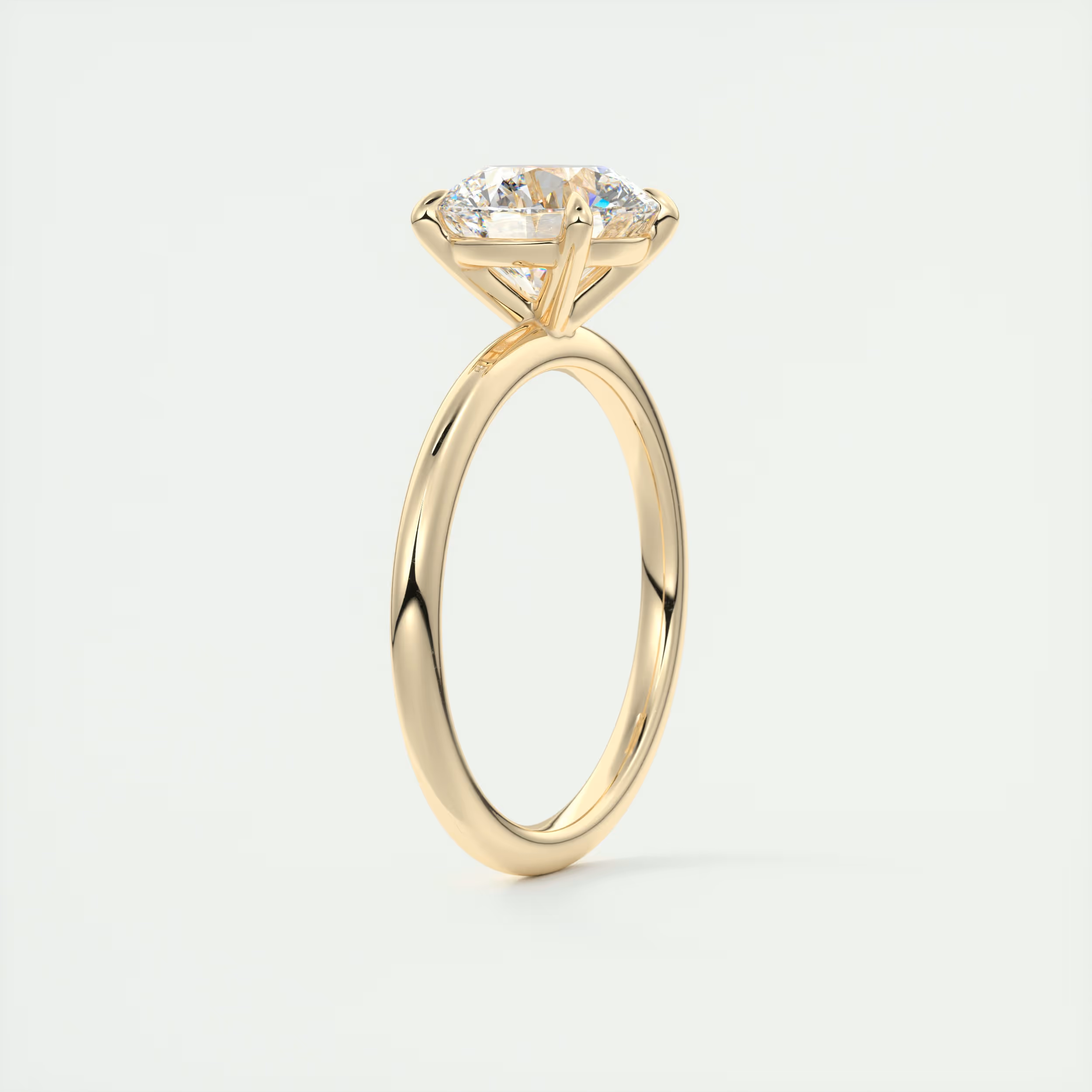 2 Carat Round Prong Solitaire