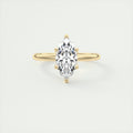 2 Carat Floral Marquise Solitaire