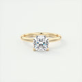 2 Carat Floral Cushion Solitaire