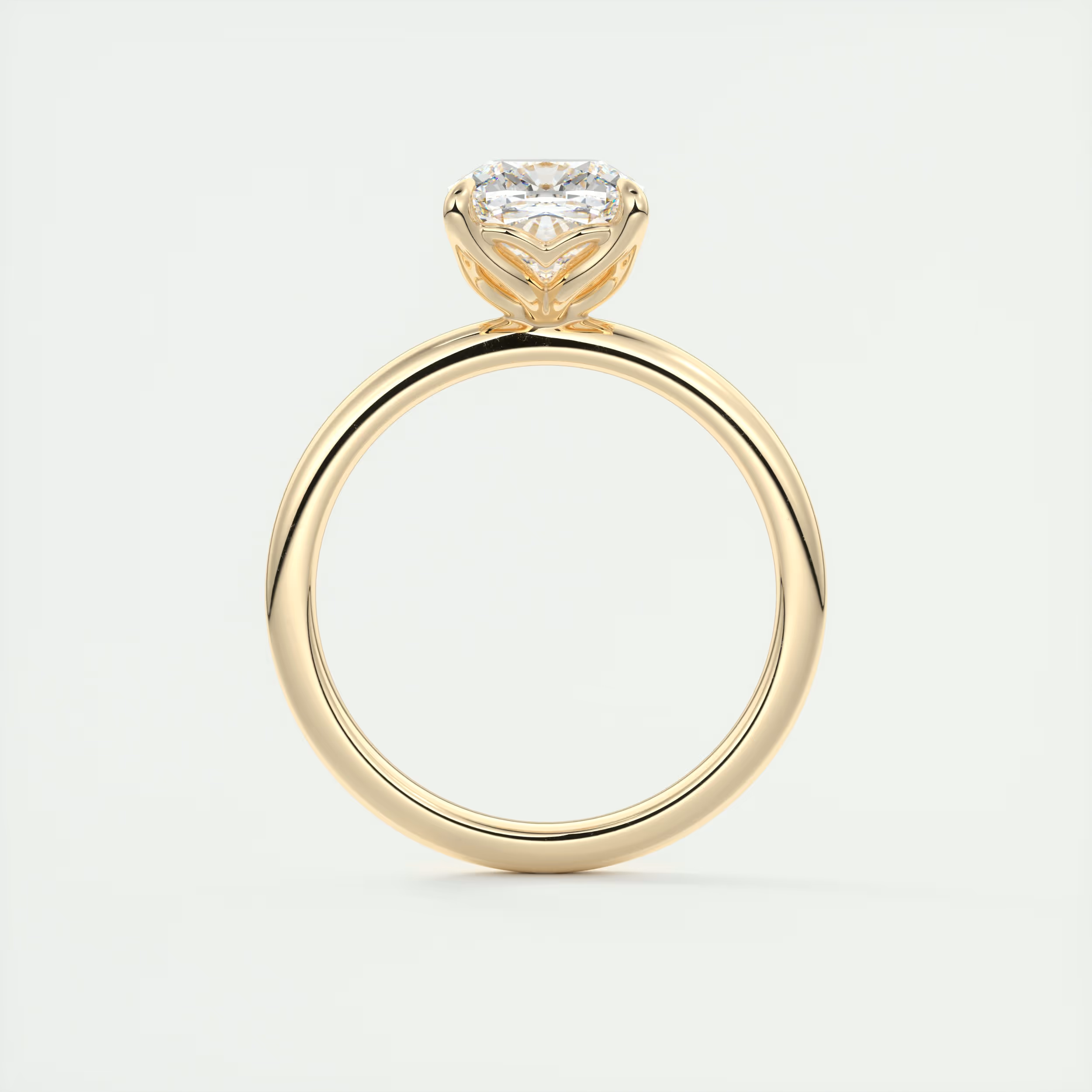 2 Carat Floral Cushion Solitaire