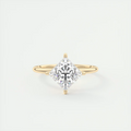 2 Carat Flush Stacking Kite Set Princess Solitaire