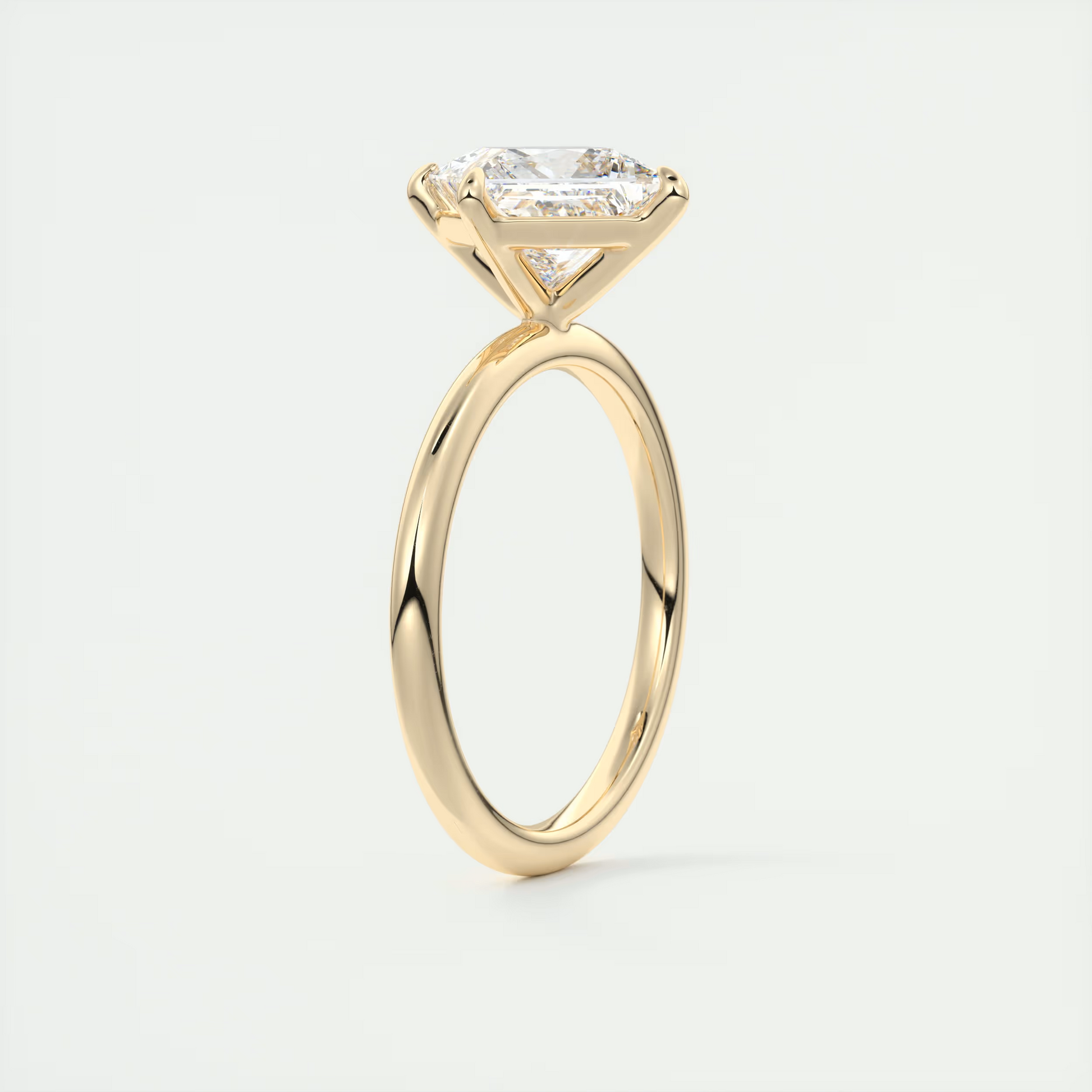 2 Carat Flush Stacking Kite Set Princess Solitaire