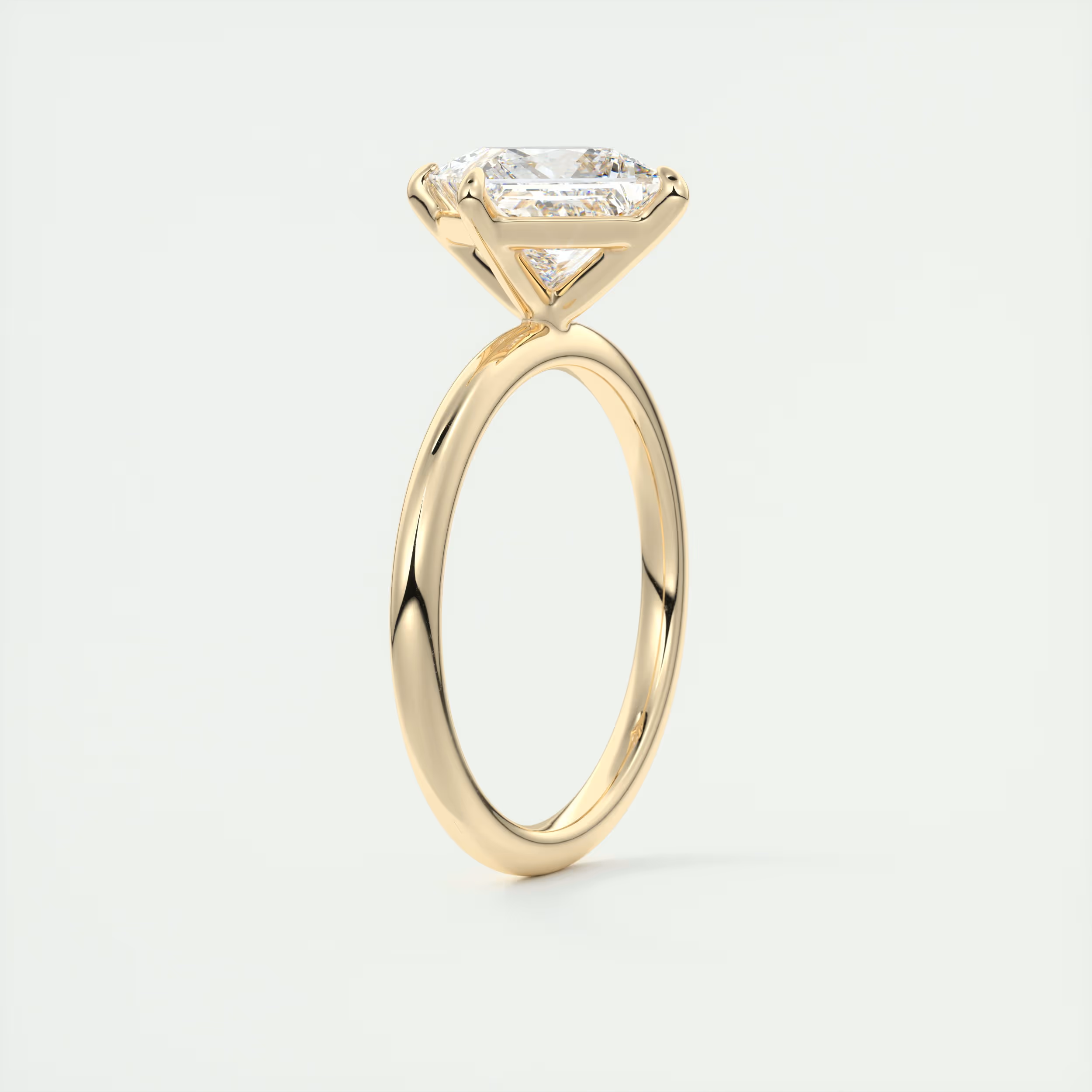 2 Carat Flush Stacking Kite Set Princess Solitaire
