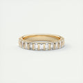 Deco Half Eternity Band – 3 mm Baguette Diamonds (1.00 TCW)