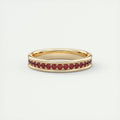 Modern Chunky Red Eternity Band (0.70 TCW)