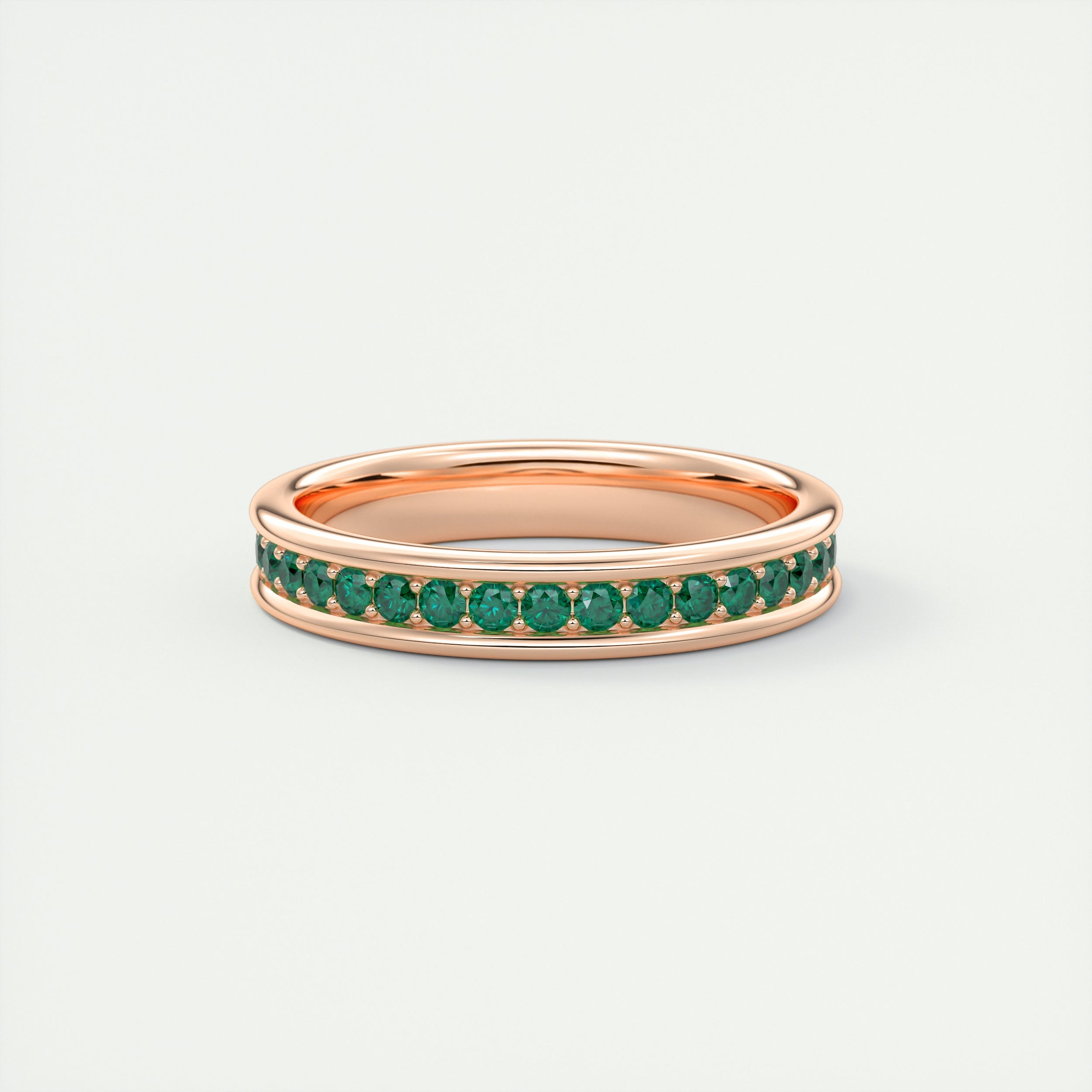 Modern Chunky Green Eternity Band (0.70 TCW)