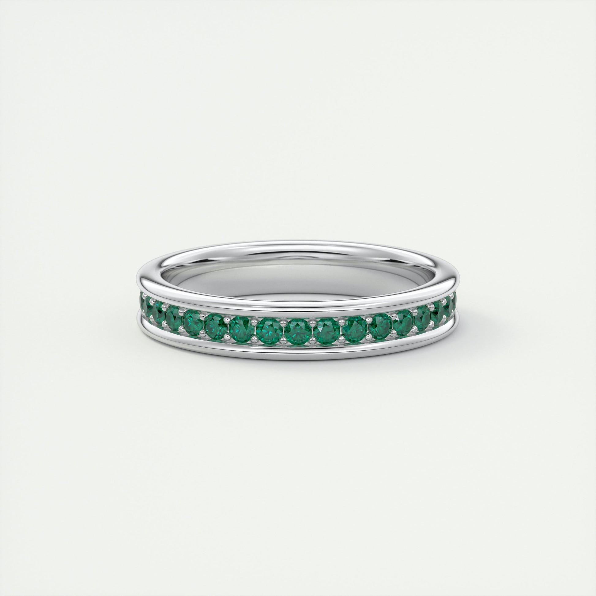 Modern Chunky Green Eternity Band (0.70 TCW)