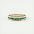 Modern Chunky Green Eternity Band (0.70 TCW)