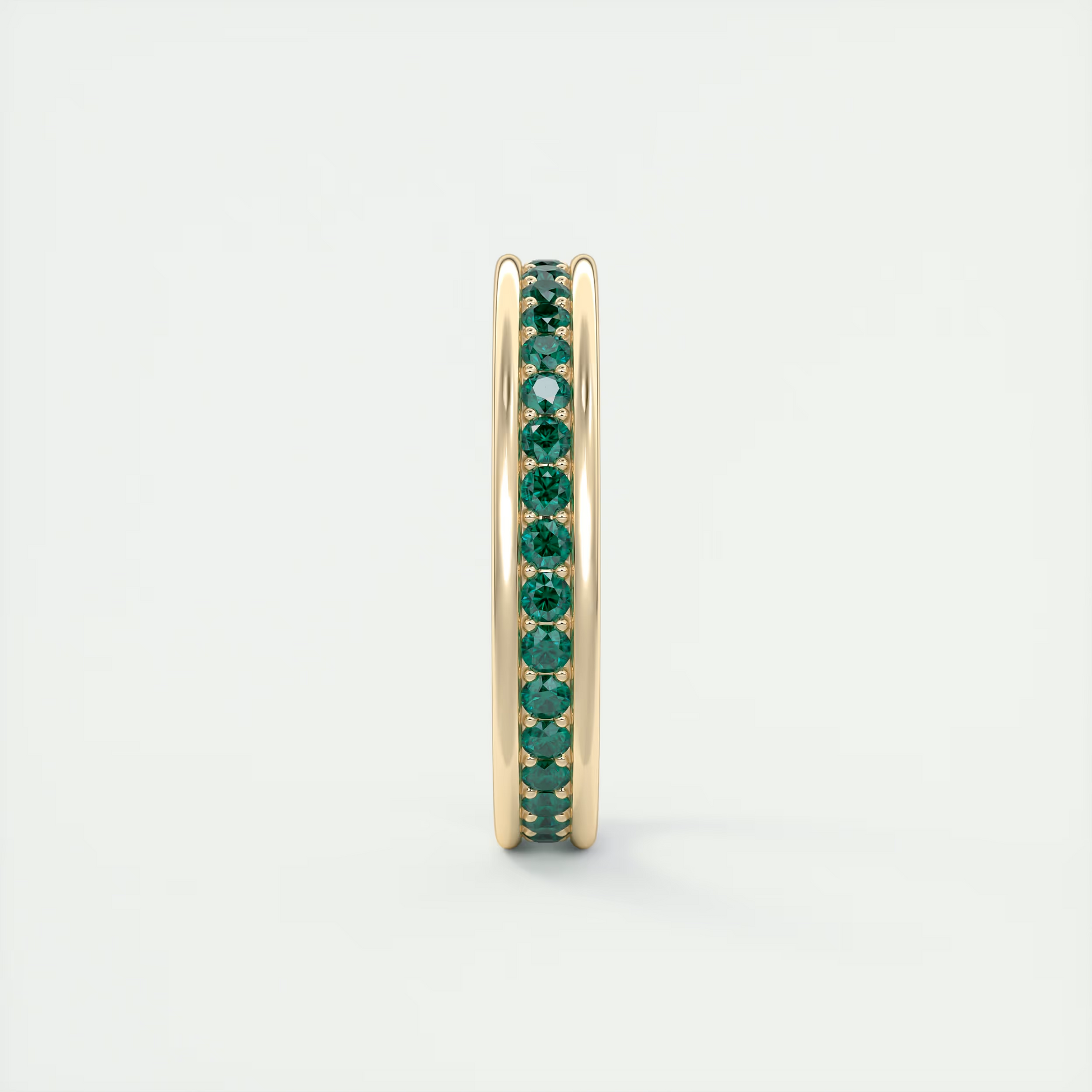 Modern Chunky Green Eternity Band (0.70 TCW)