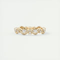 Pear Flutter Eternity Band (0.50 TCW)