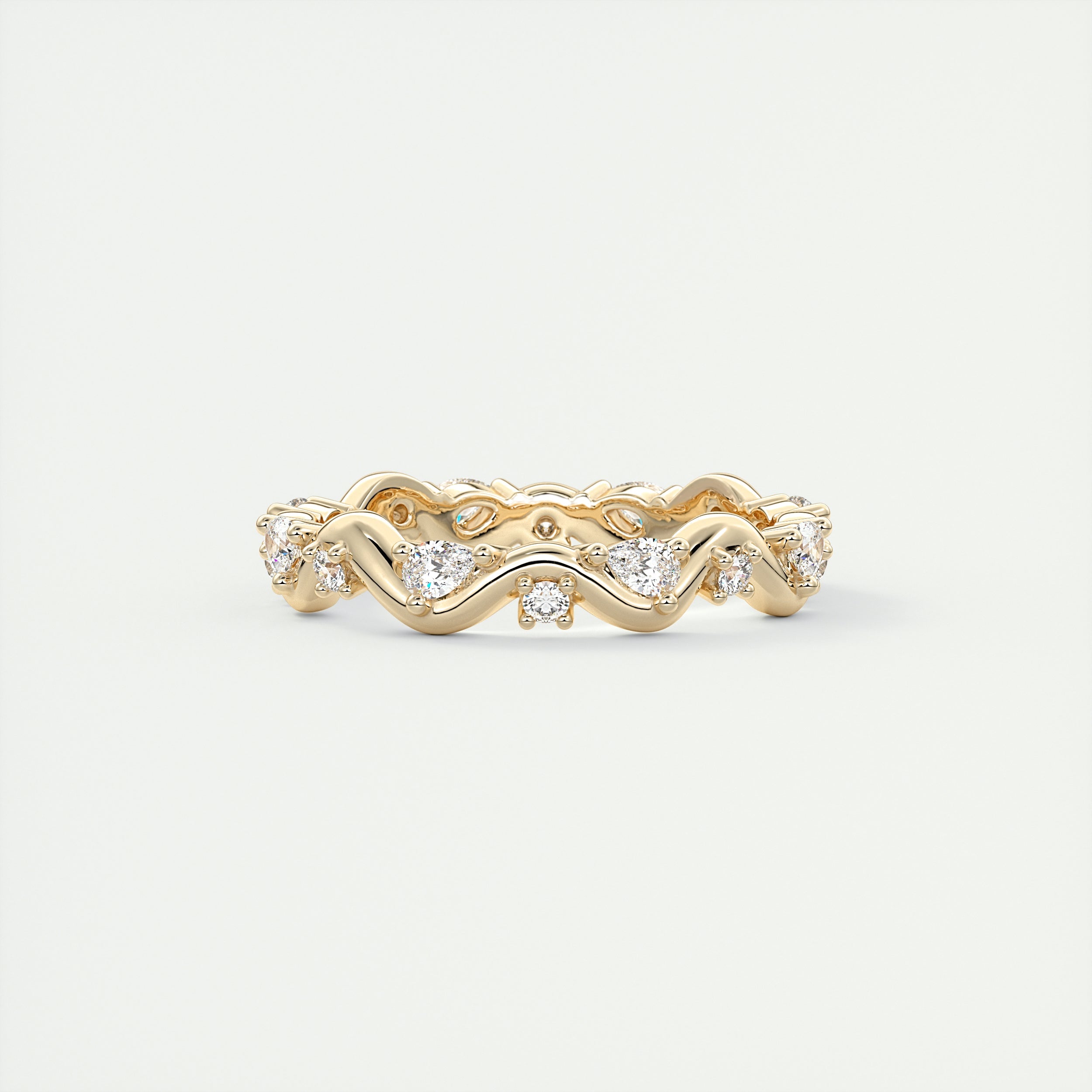 Pear Flutter Eternity Band (0.50 TCW)