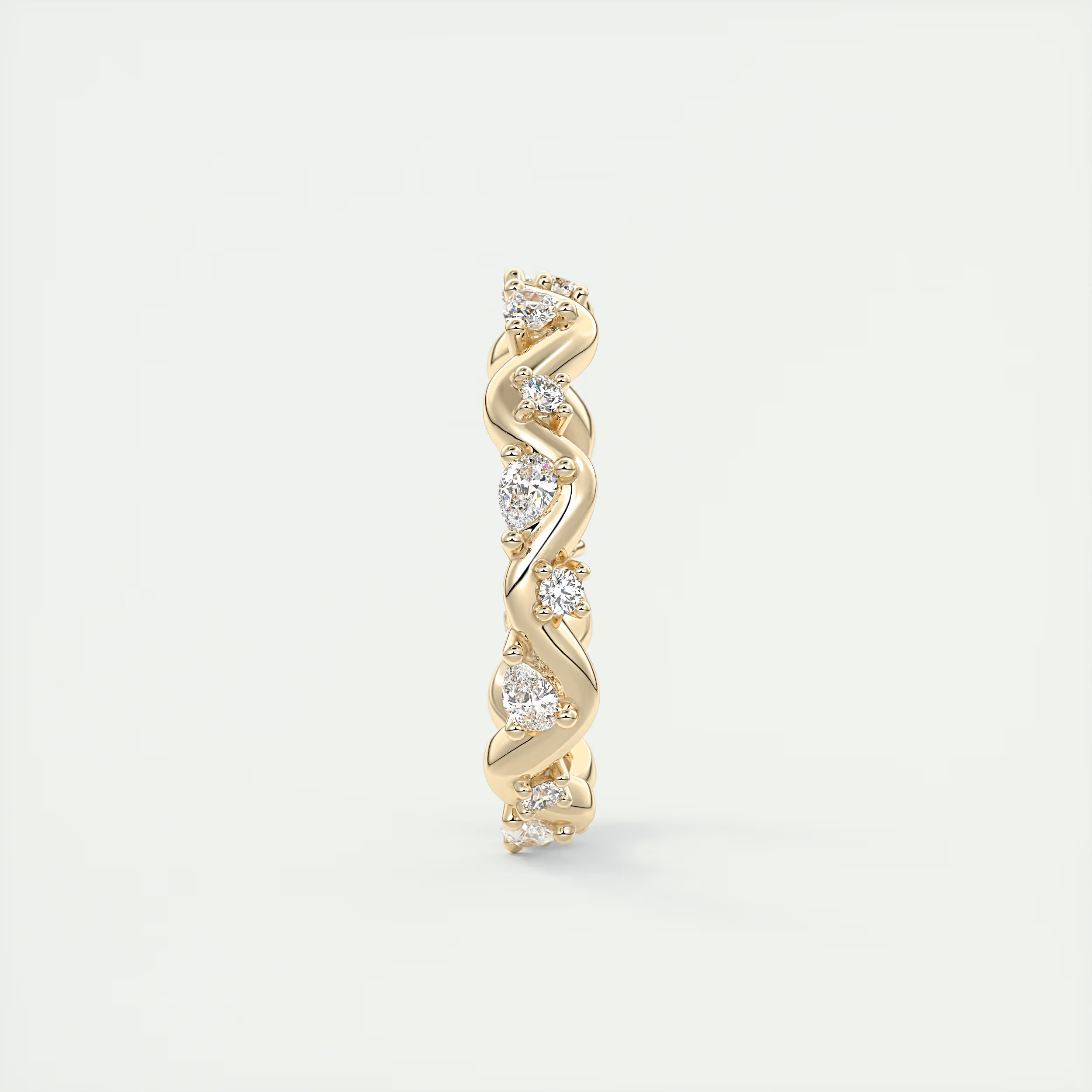 Pear Flutter Eternity Band (0.50 TCW)