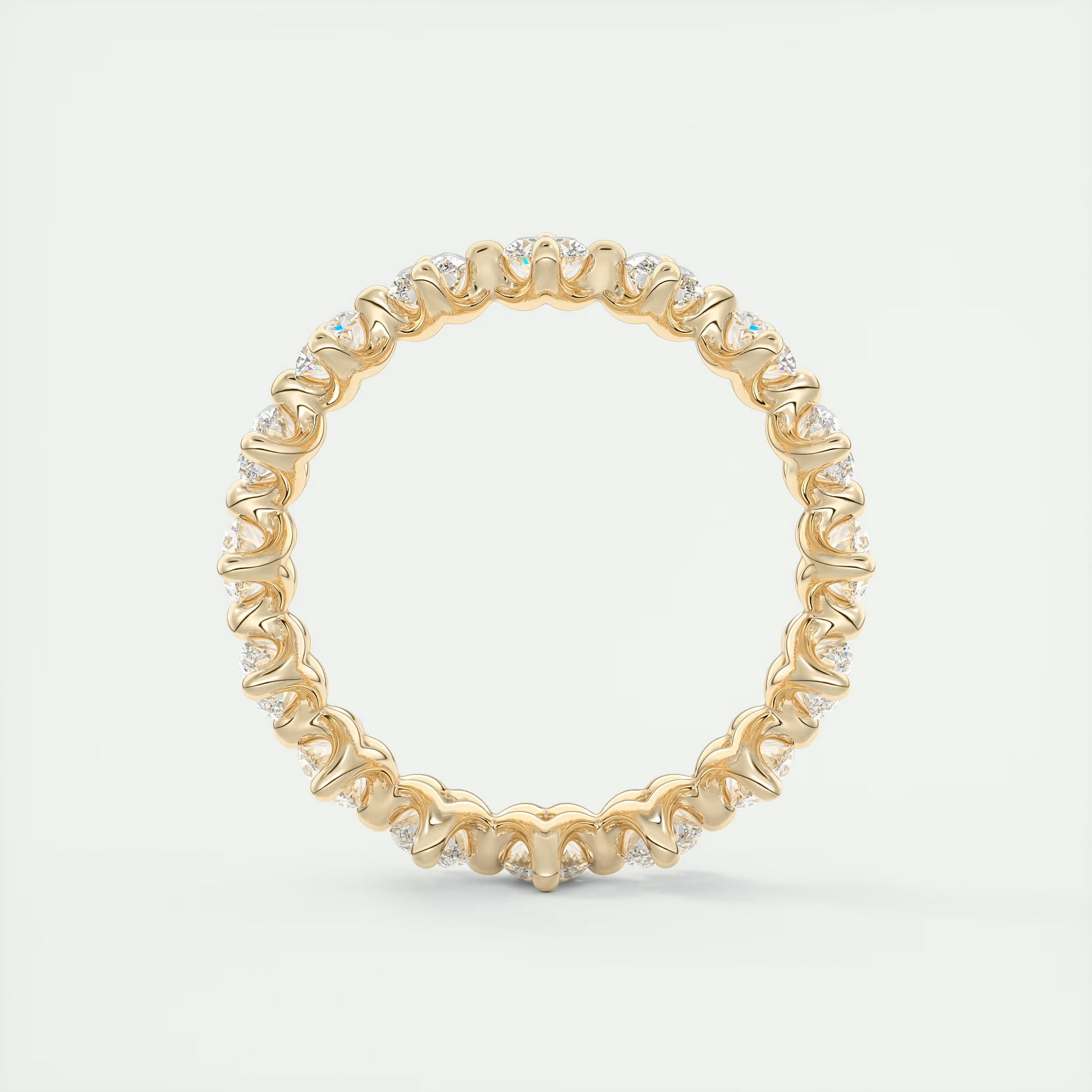 Oval & Radiant Eternity Band (2.80 TCW)