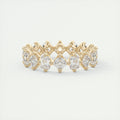 Asscher & Emerald Eternity Band (2.80 TCW)