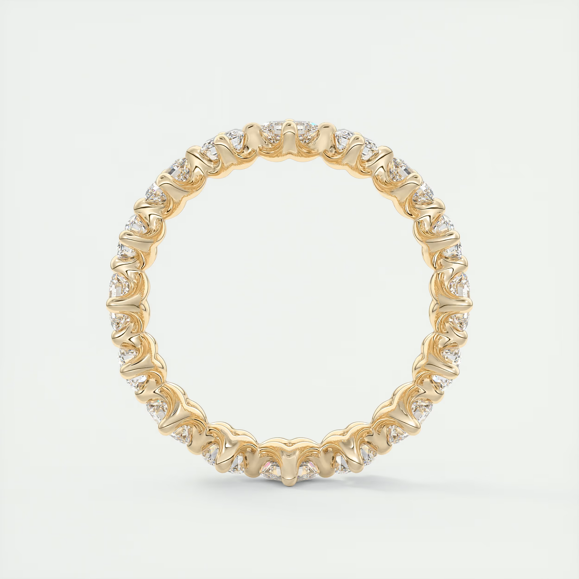 Asscher & Emerald Eternity Band (2.80 TCW)