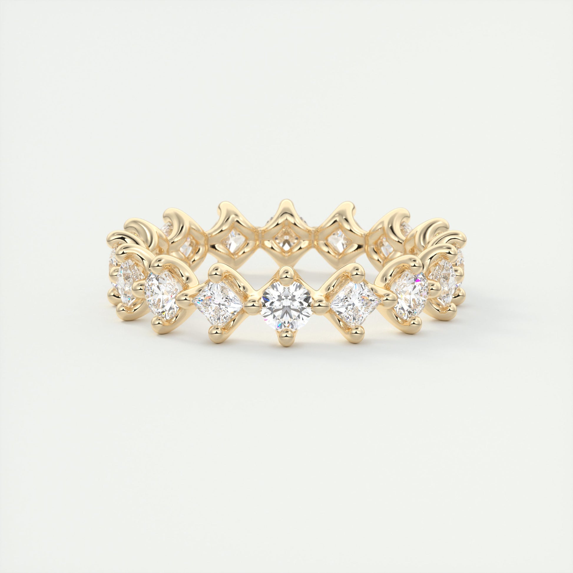 Round & Princess Eternity Band (1.5 TCW)