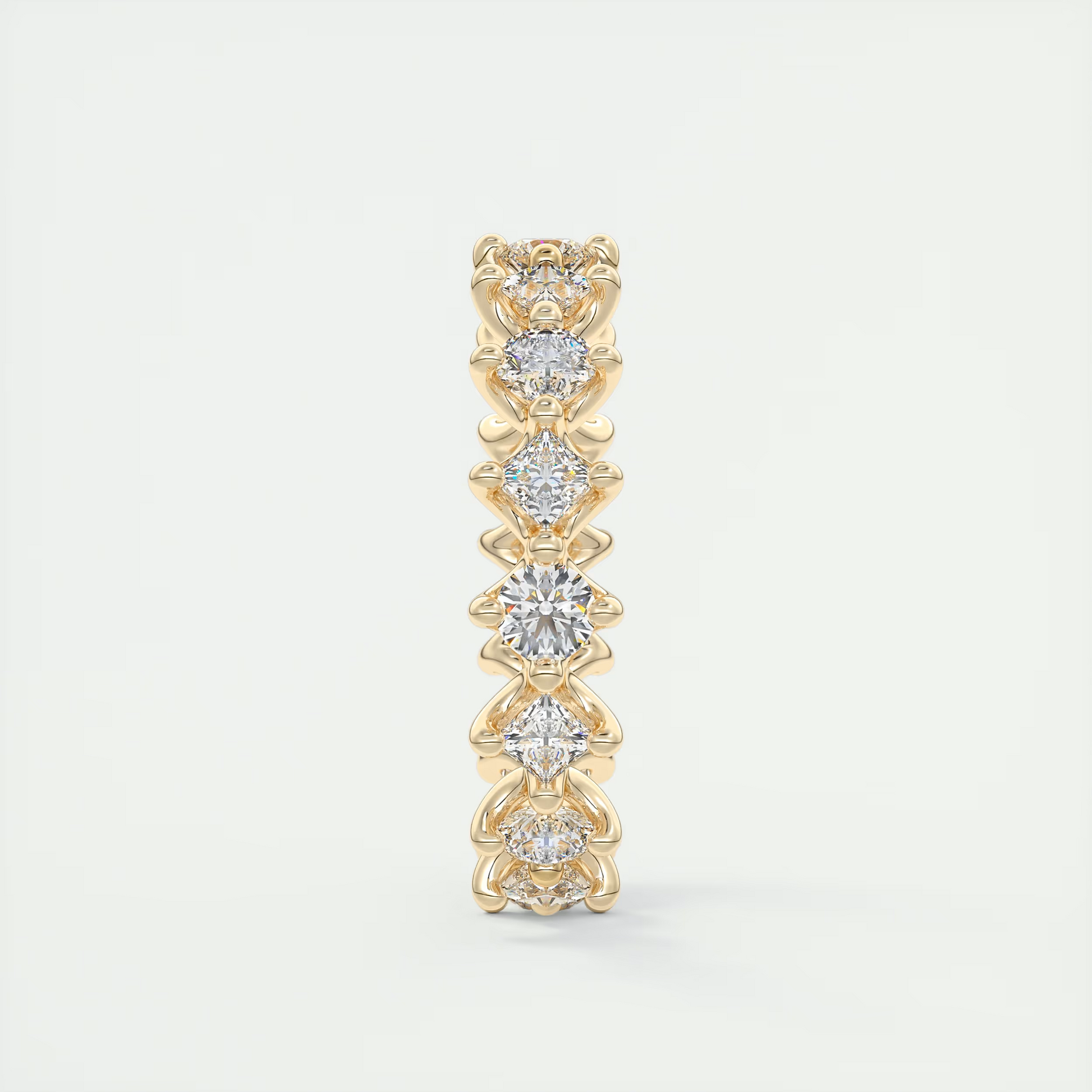 Round & Princess Eternity Band (1.5 TCW)