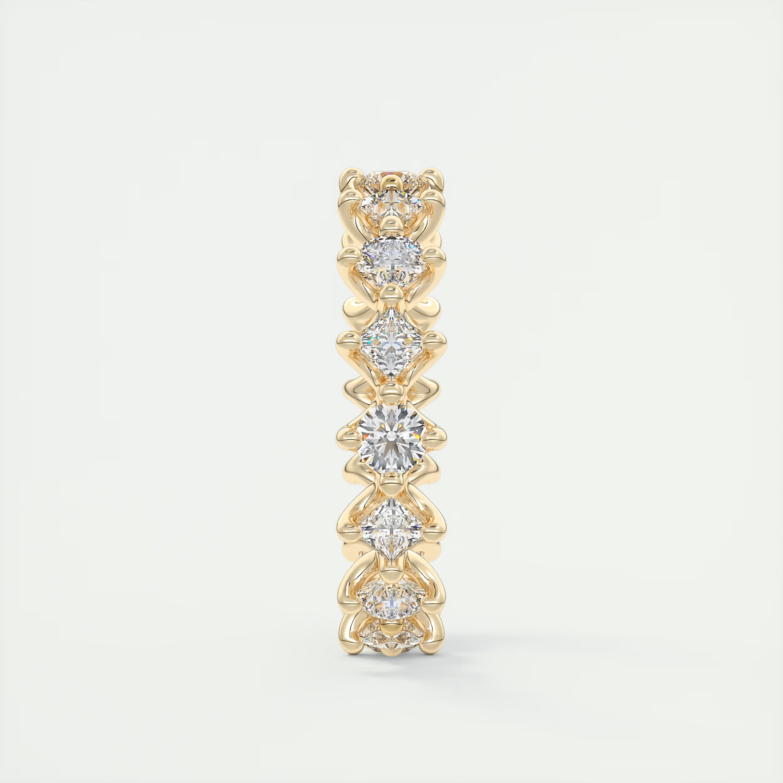 Round & Princess Eternity Band (1.5 TCW)